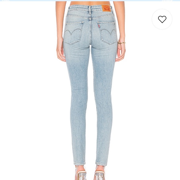 LEVI'S 721 HIGH RISE SKINNY JEANS IN WORN AND TORN - Picture 2 of 8